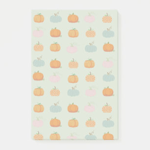 Orange Pumpkins Pattern Post-it Notes