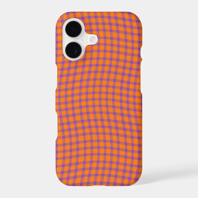 Orange Purple Stripes Seamless Pattern Iphone Case (Back)