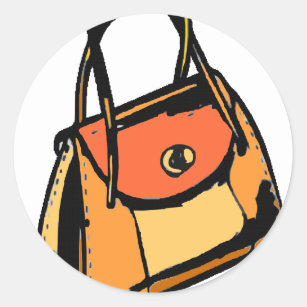 watercolor LV Monogram Handbag Alma handbag Sticker, Zazzle