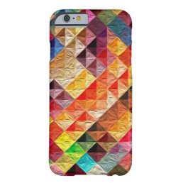 Orange Quilty Barely There iPhone 6 Case