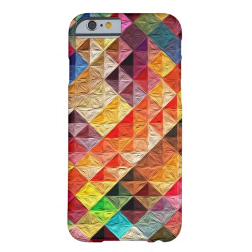 Orange Quilty Barely There iPhone 6 Case