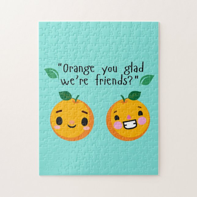 ORANGE QUOTE JIGSAW PUZZLE (Vertical)
