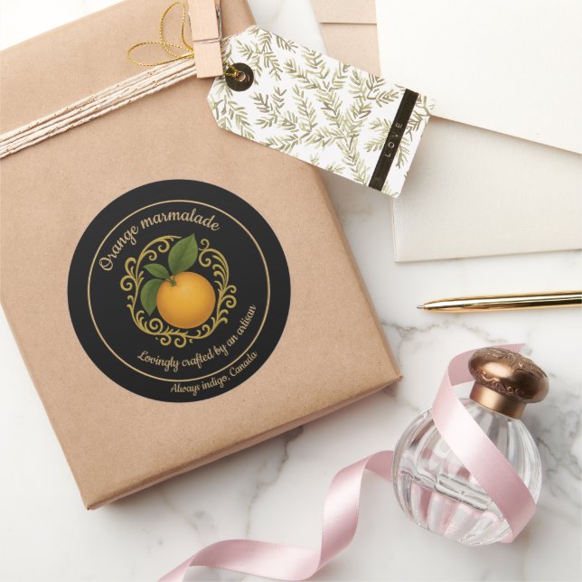 Orange Radiance – Artisan Marmalade Label (Gifting)