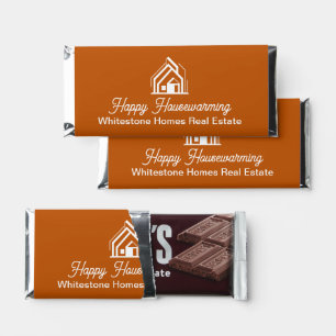 Orange Real Estate Company Office Customized Hershey Bar Favors