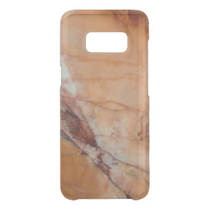 Orange Red and White Veined Marble Uncommon Samsung Galaxy S8 Case
