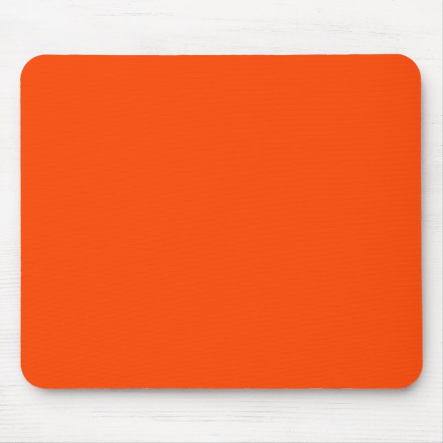 Orange Red Background Mouse Pad (Front)