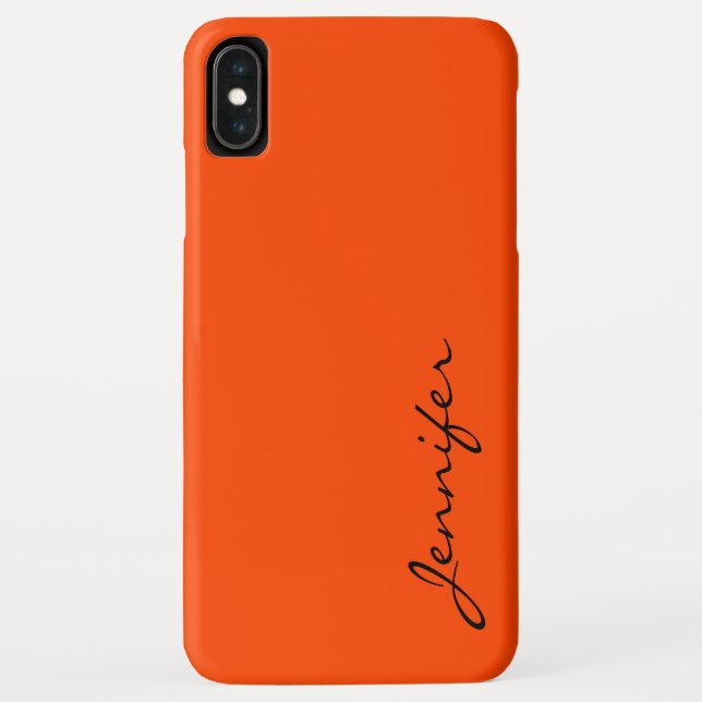 Orange-red color background Case-Mate iPhone case (Back)