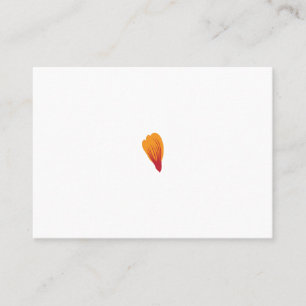 orange, red color clip art place card