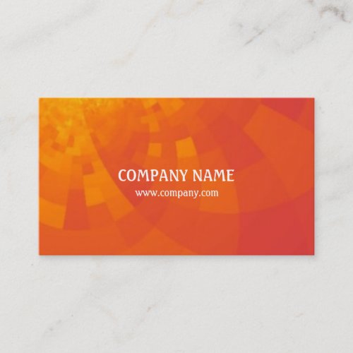 Orange-Red Colors Scheme Abstract Modern Generic Business Card Templates