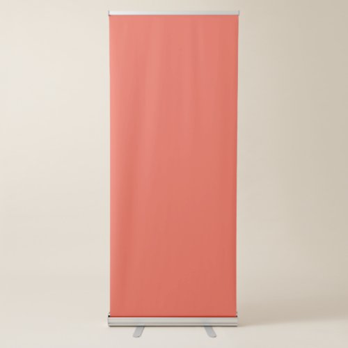 Orange Red EC553E Pale Copper Retractable Banner