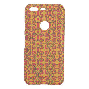 Orange & Red Hand Drawn Pattern Uncommon Google Pixel Case