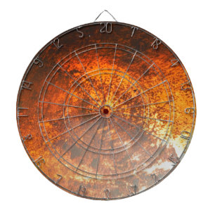 Orange & red Junk Yard vintage Truck Dartboard With Darts