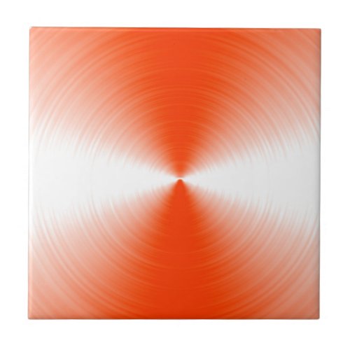 Orange Red Radiant Contemporary Ceramic Tile