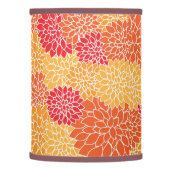 Orange-red-yellow flowers Lamp Shade (Left)
