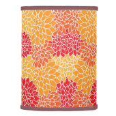 Orange-red-yellow flowers Lamp Shade (Right)