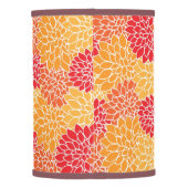 Orange-red-yellow flowers Lamp Shade (Back)