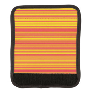 Orange Red Yellow Stripes Luggage Handle Wrap