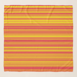 Orange Red Yellow Stripes Scarf