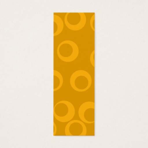 Customizable Orange retro pattern. business cards