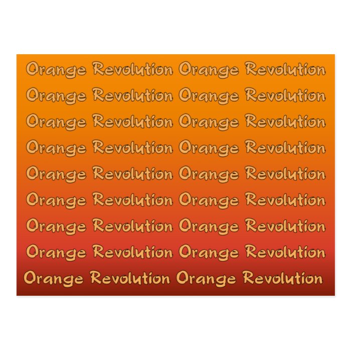 Orange Revolution Postcard