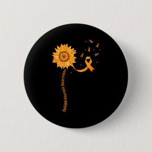 Orange Ribbon Multiple Sclerosis Awareness _1 Button