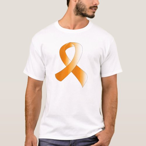 Orange Ribbon Personalize T_Shirt