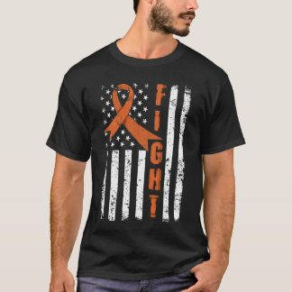 Orange ribbon sign - Leukemia Awareness_fullprint T-Shirt