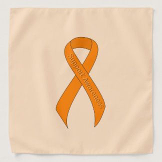 Orange Ribbon Support Awareness Bandana