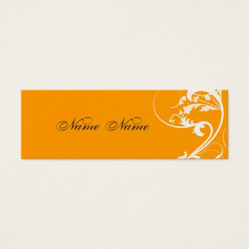 Vibrant Bold Floral Swirls Business Card Templates