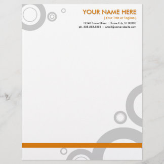 orange rings letterhead