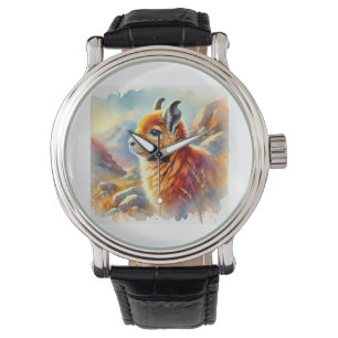 Orange Rock Viscacha 270824AREF117 - Watercolor Watch