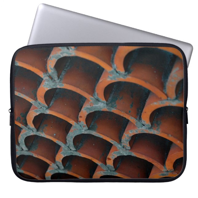 Orange roof laptop sleeve (Front)