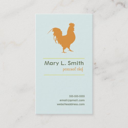 Orange Rooster Business Cards
