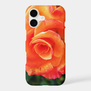 Orange rose flower iPhone 17 case