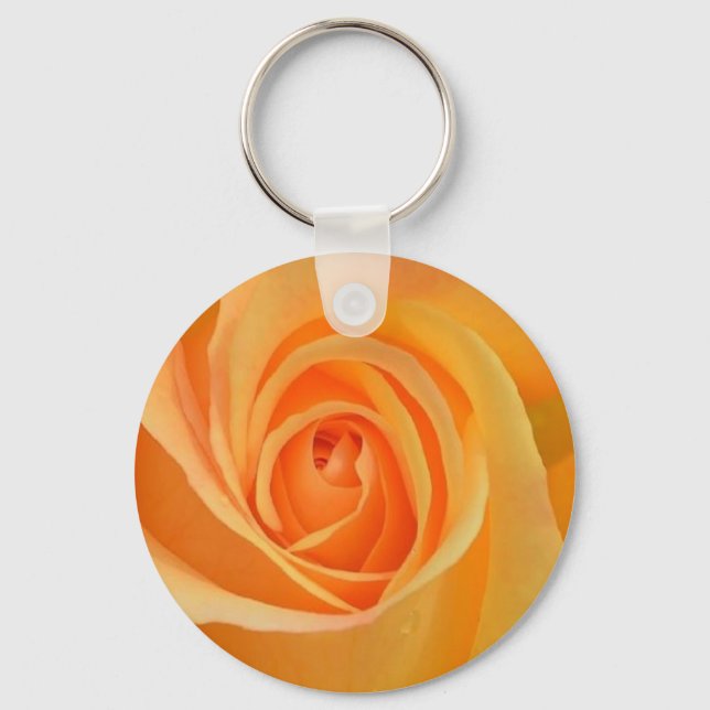 orange rose keychain (Front)