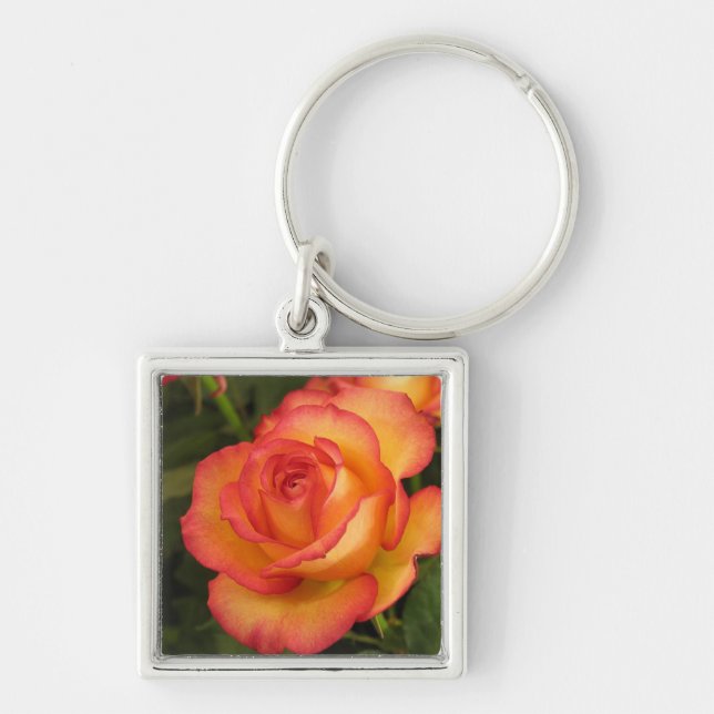 Orange Rose Keychain (Front)
