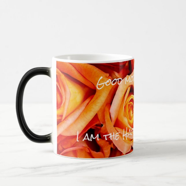 Orange Roses Bouquet Mug (Left)