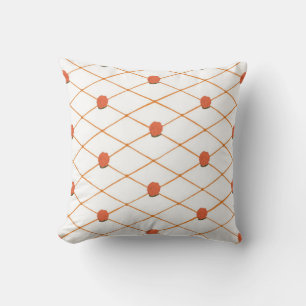 Orange Roses Criss Cross Quilt Pattern Pillows