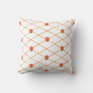 Orange Roses Criss Cross Quilt Pattern Pillows