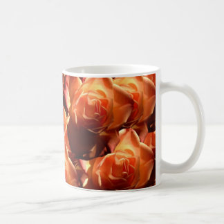 orange roses mug