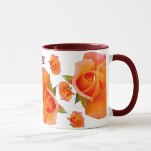 Orange Roses Mug