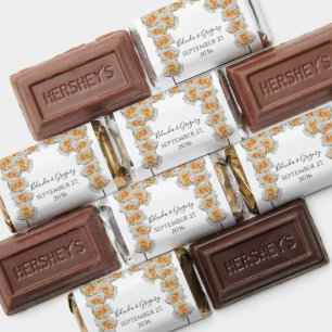 Orange Roses Wedding   Hershey's Miniatures