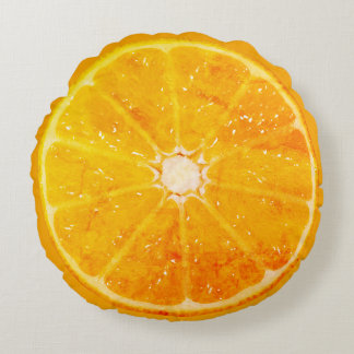Orange Round Pillow