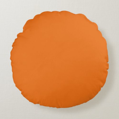Orange Round Pillow