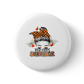 Orange Rsdcrps Messy Bun Girl Survivor Believe Sup Button