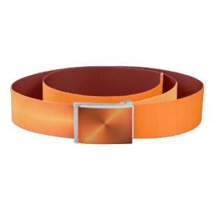 Orange Rust Shine Belt