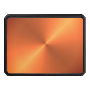 Orange Rust Shine Hitch Cover