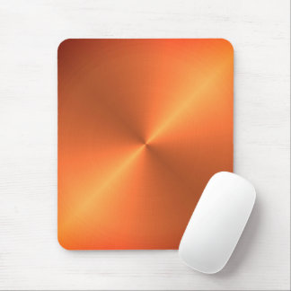 Orange Rust Shine Mouse Pad