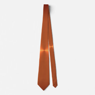 Orange Rust Shine Neck Tie