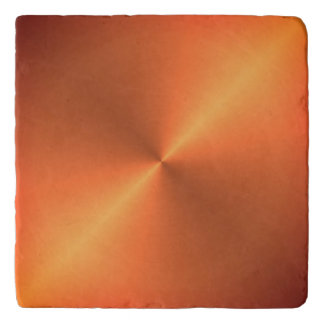 Orange Rust Shine Trivet